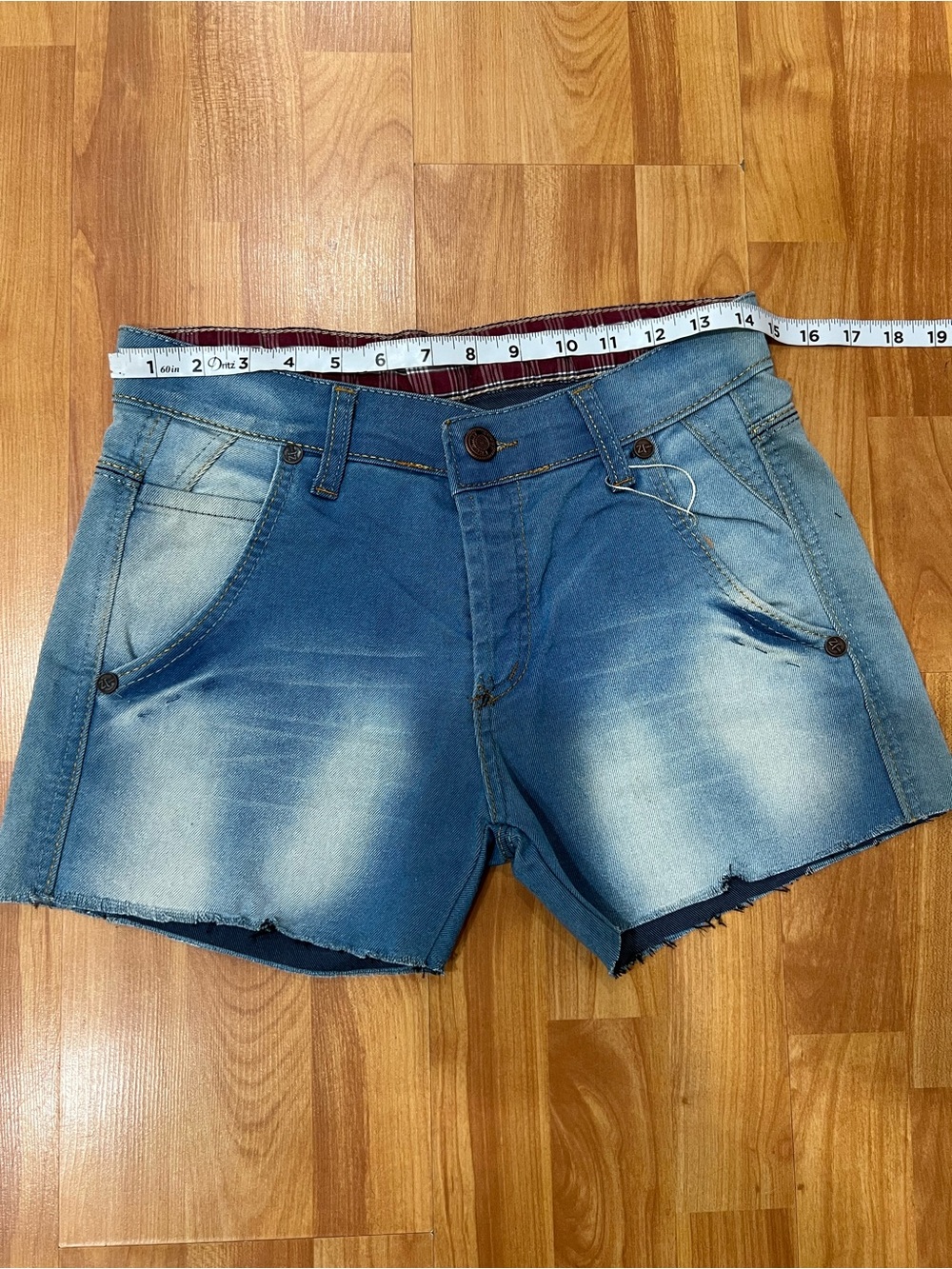 💛Denim Blue Shorts - Casual Fade Design